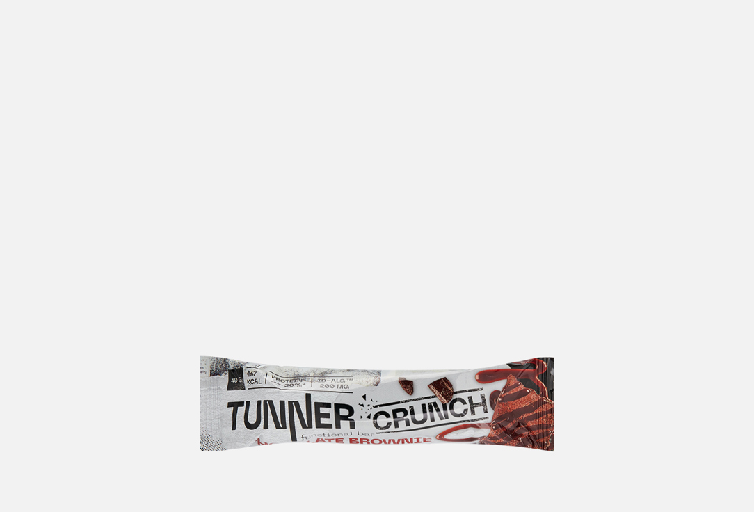 Батончик TUNNER Сhocolate brownie 1 шт функциональный напиток tunner energy go 30 г
