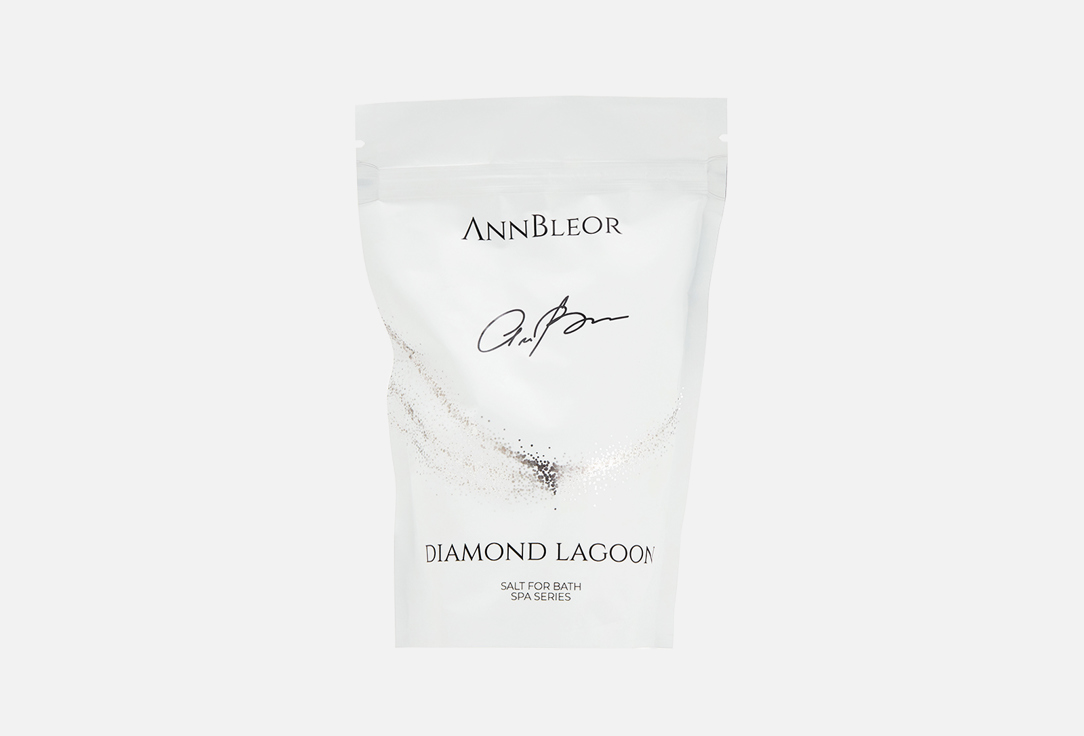 Парфюмированная соль для ванны ANNBLEOR Diamond lagoon 400 г цена и фото