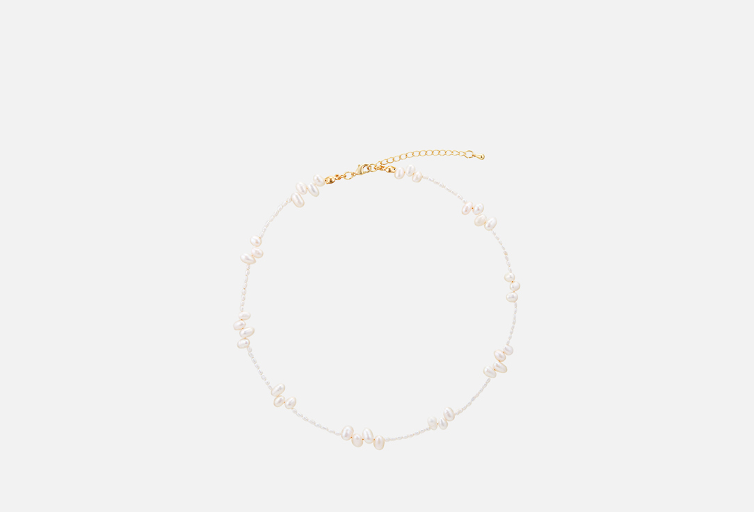 Ожерелье Le CHER из микса белого жемчуга 