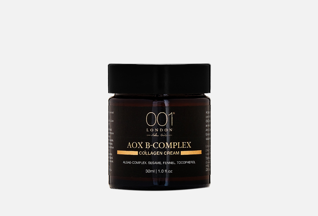 Увлажняющий крем для повышения упругости кожи 001 Skincare London AOX B-Complex Collagen Cream 