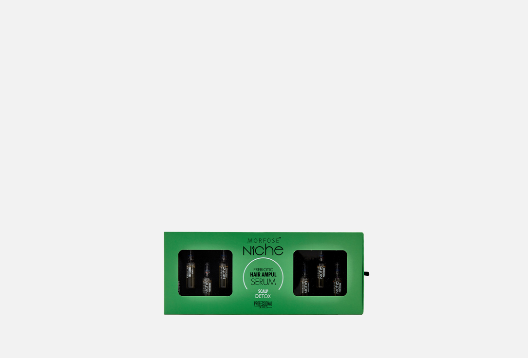 Изображение товара Ампулы для волос Morfose NICHE PREBIOTIC HAIR AMPUL SERUM SCALP DETOX