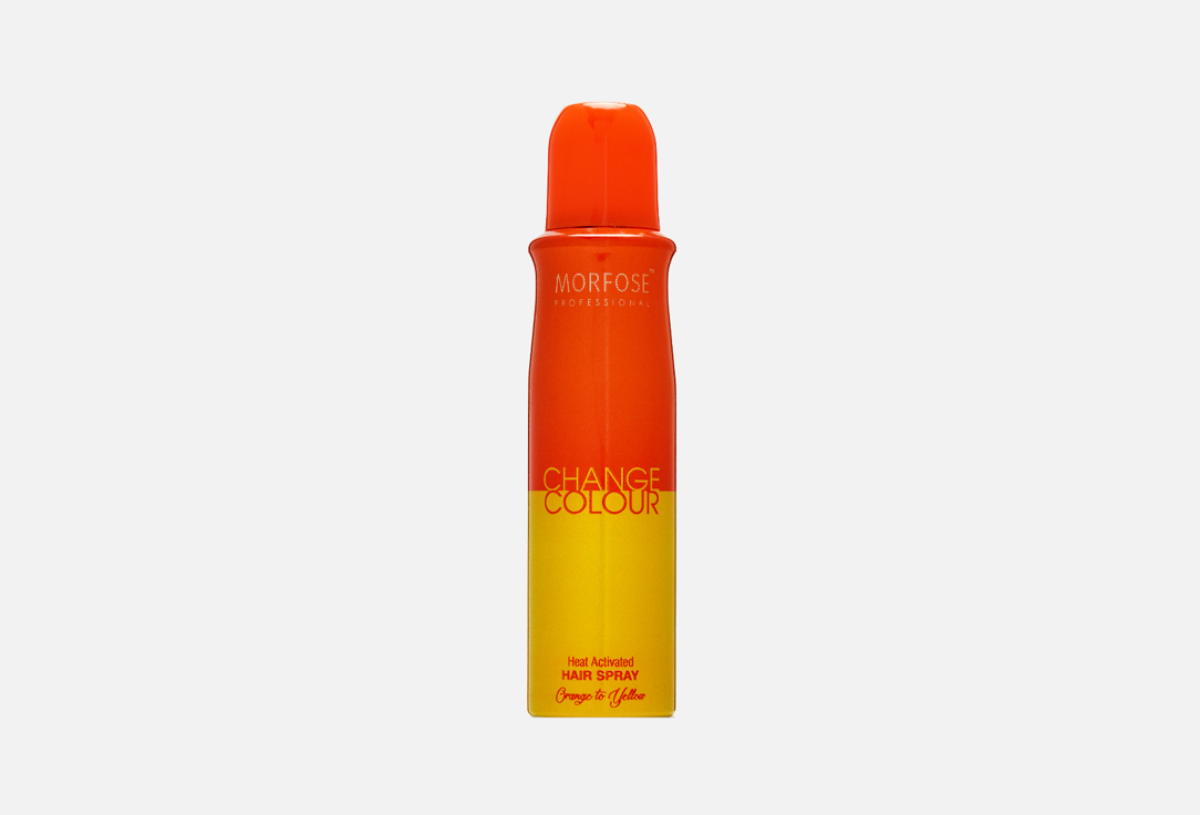 Термохромная спрей-краска для волос Morfose CHANGE COLOUR HAIR SPRAY Orange to Yellow