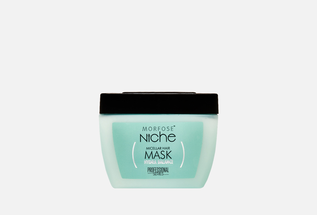 lancome анти стресс маска для увлажнения кожи лица hydra zen jelly mask Маска для волос MORFOSE NICHE PROFESSIONAL HYDRA BALANCE MICELLAR НАIR MASK 500 мл