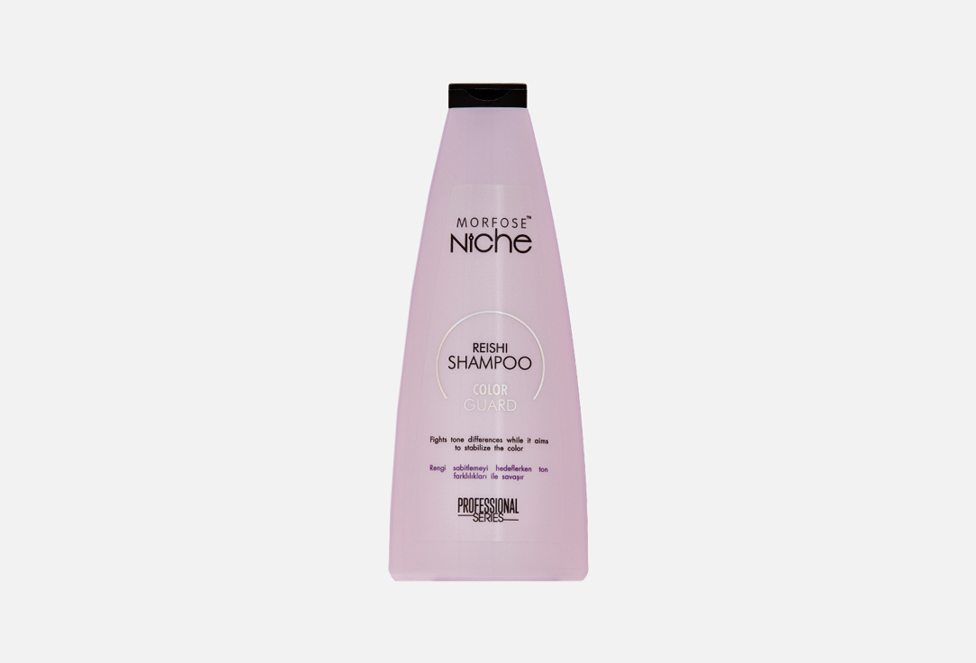 Шампунь для волос MORFOSE NICHE REISHI SHAMPOO COLOR GUARD 400 мл шампунь для волос morfose niche prebiotic ph balance shampoo scalp detox 400 мл