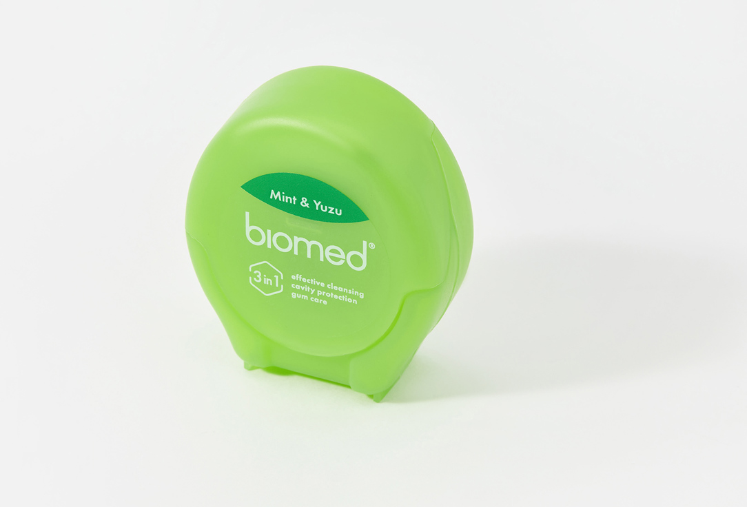 Biomed Зубная нить Mint and yuzu,  50м