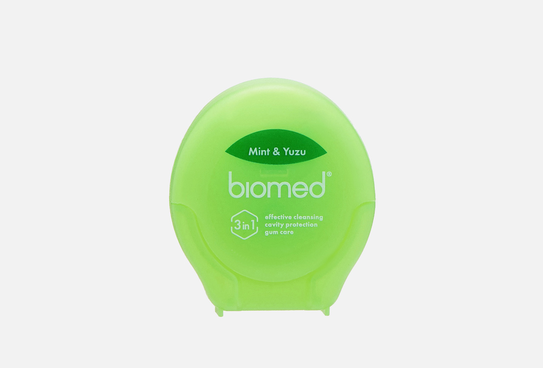 

Зубная нить BIOMED, Mint and yuzu, 50м 1 шт
