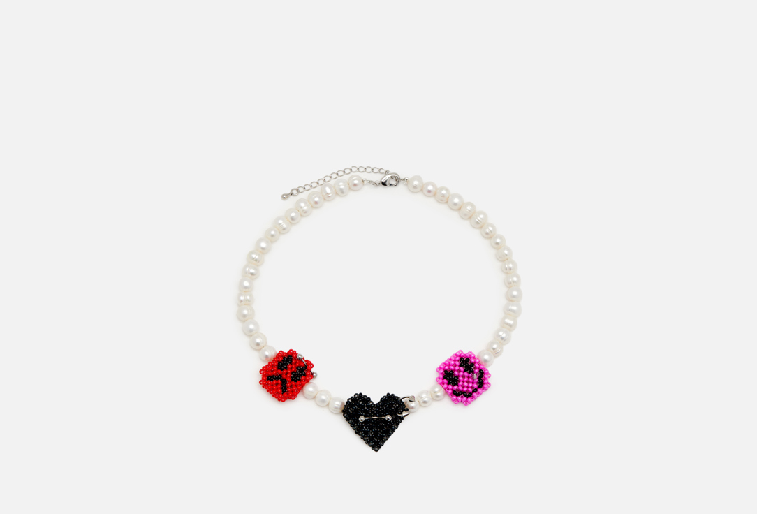 цена Колье-чокер DETALI NA SHEYU Pearl necklace 3 piercings 1 шт
