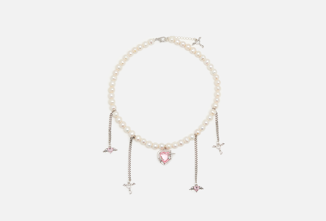 Колье-чокер DETALI NA SHEYU Pearl necklace pink-out 1 шт колье чокер detali na sheyu pearl necklace red pleasure 1 шт