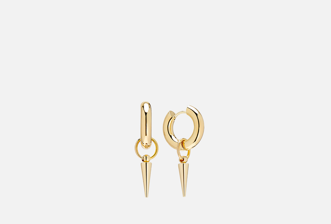 цена Серьги-конго DETALI NA SHEYU Earrings thorns gold 2 шт
