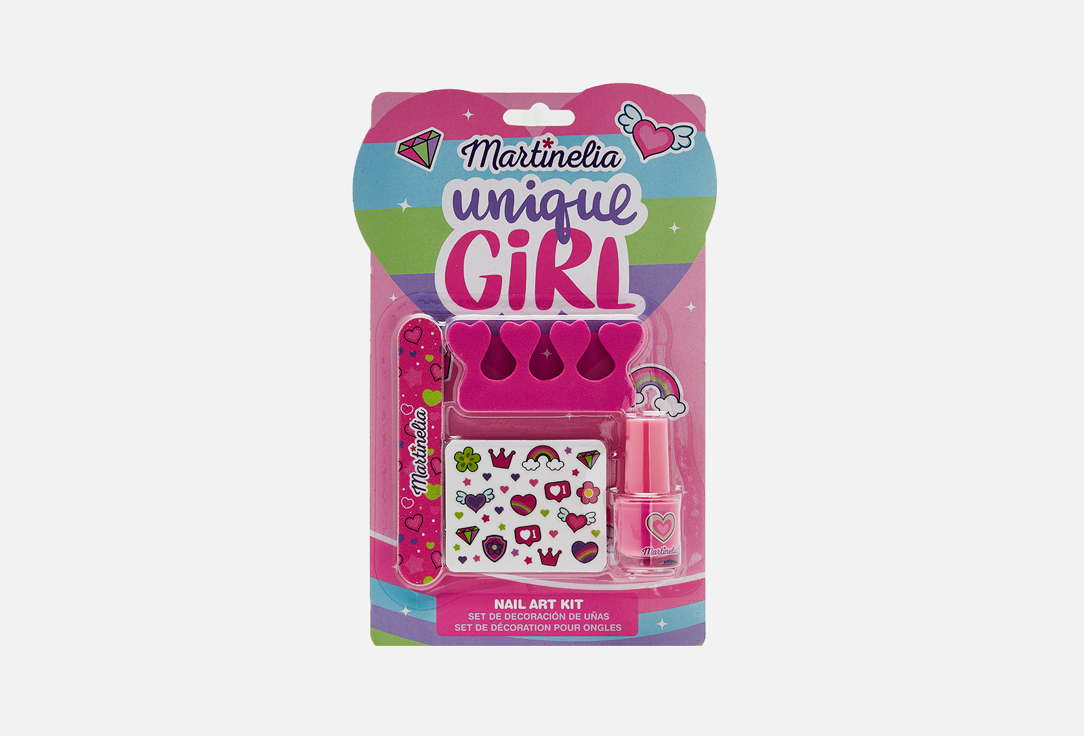 набор детской косметики martinelia super girl heart palette Набор для маникюра MARTINELIA Super girl 4 шт