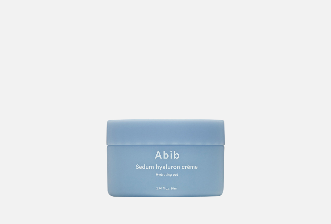 Крем для лица ABIB Sedum hyaluron crème Hydrating pot 80 мл диски для лица с гиалуроновой кислотой и седумом abib sedum hyaluron pad hydrating touch 75 шт