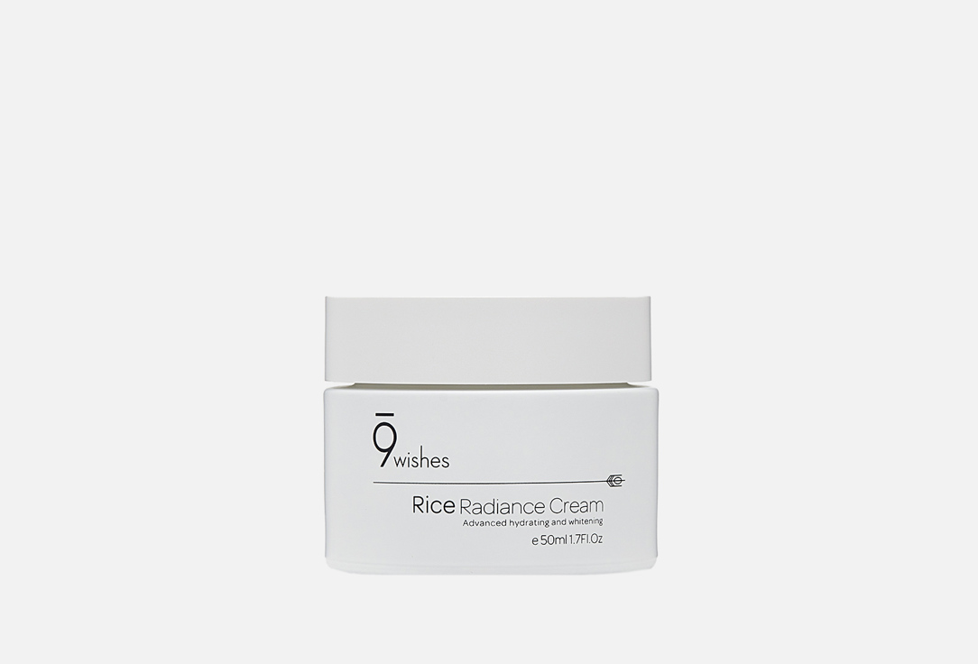 крем для сияния кожи лица 9 WISHES Rice Radiance Cream 50 мл