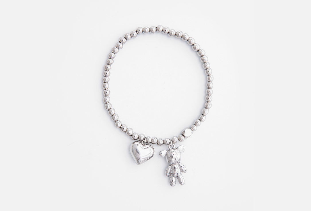 Изображение товара Браслет из шариков Attribute Shop Silver Bracelet with teddy bear