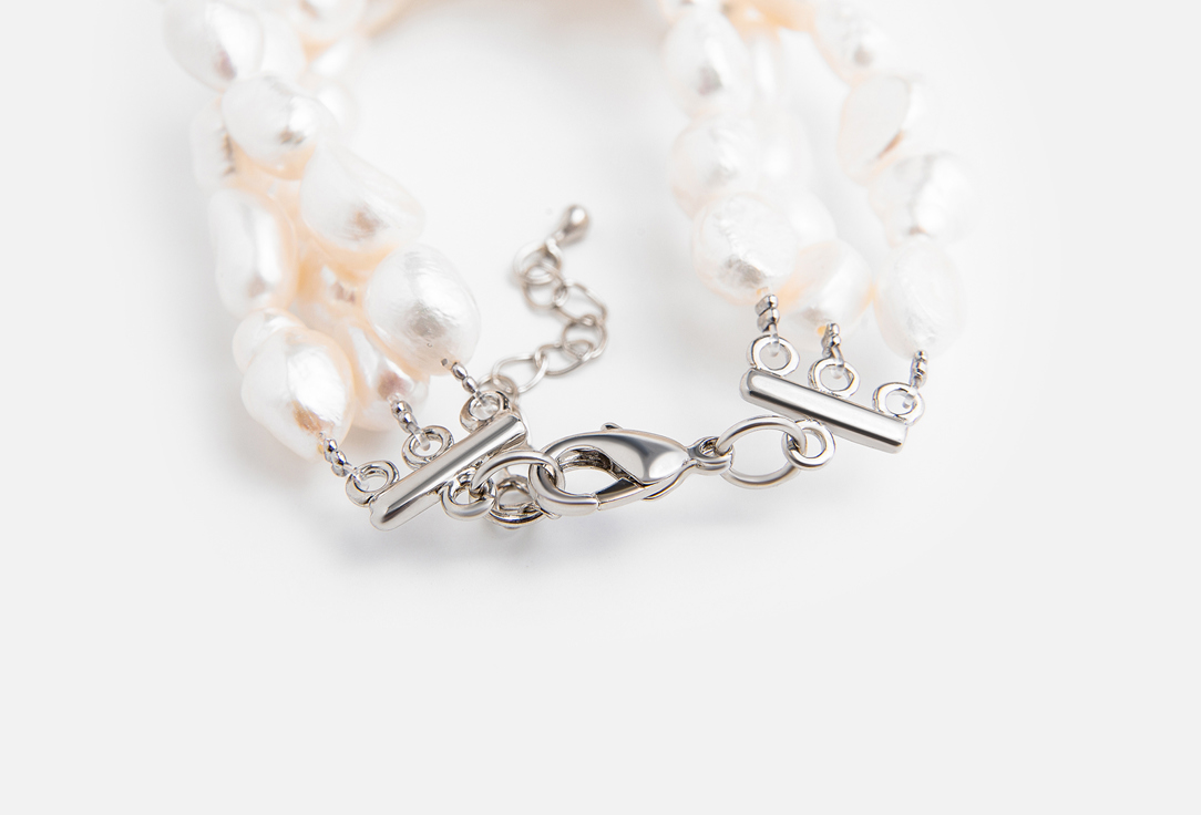 Тройной браслет Attribute Shop Triple bracelet with pearls 