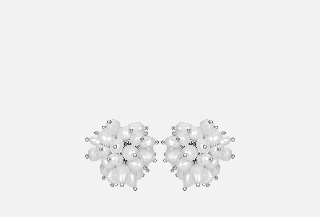 

Серьги ATTRIBUTE SHOP, Silver pearl earrings 2 шт