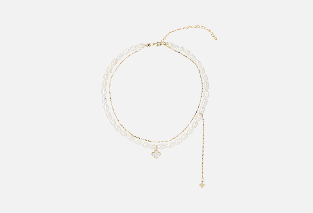 

Двойная цепь ATTRIBUTE SHOP, With clover pendant 1 шт