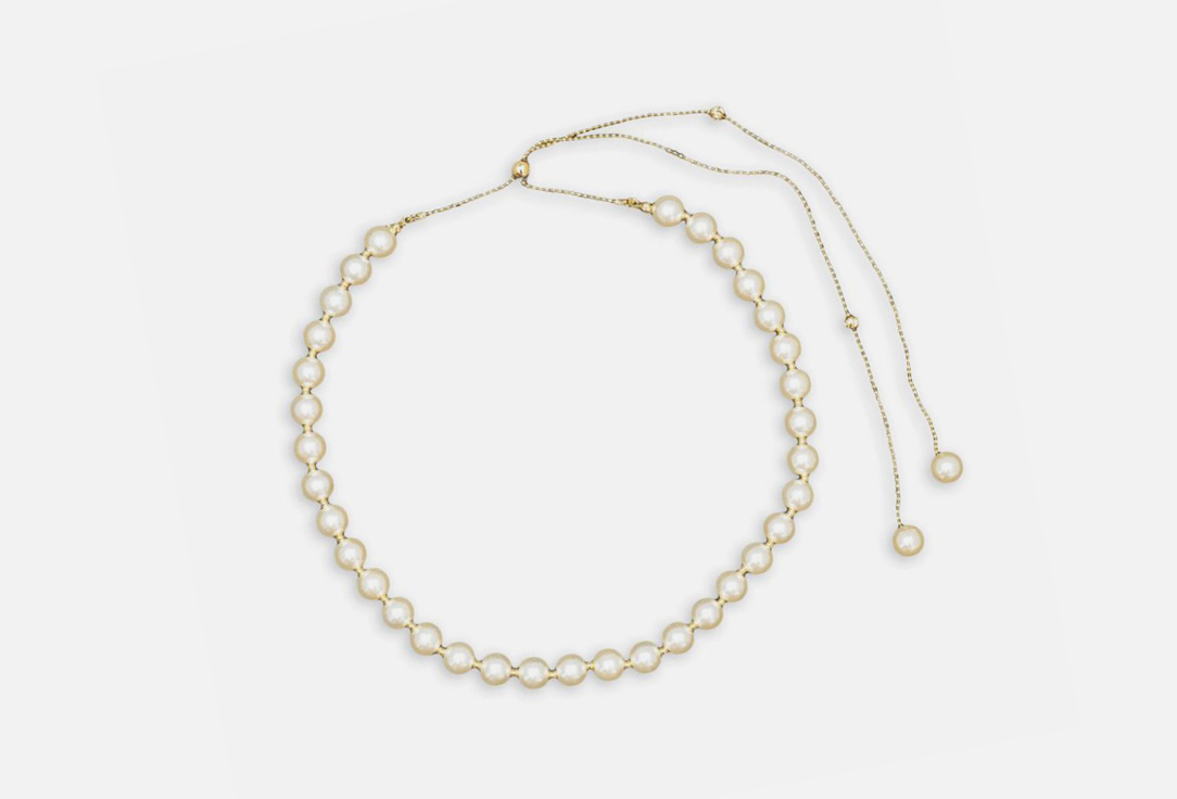 невесомая леска с жемчугом attribute shop necklace pearl 1 шт Чокер ATTRIBUTE SHOP Pearl 1 шт