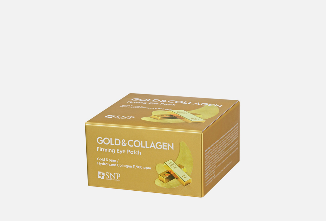 цена Патчи для области вокруг глаз SNP Gold Collagen Firming 60 шт