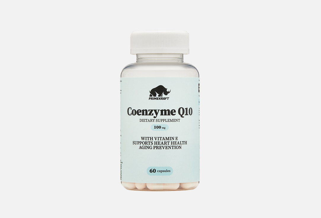 Биологически активная добавка PRIME KRAFT Coenzyme Q10 60 шт nutraway coenzyme q10
