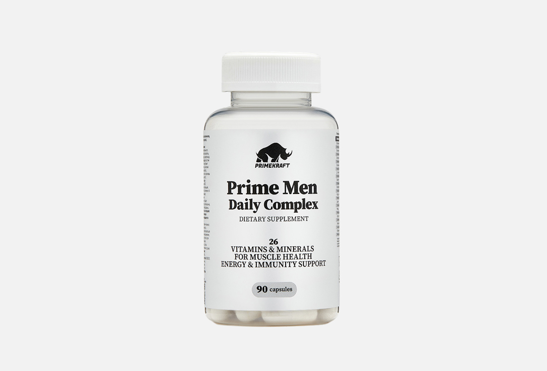 Биологически активная добавка PRIME KRAFT Complex of vitamins, minerals and extracts 90 шт биологически активная добавка prime kraft taurine and glycine 90 шт