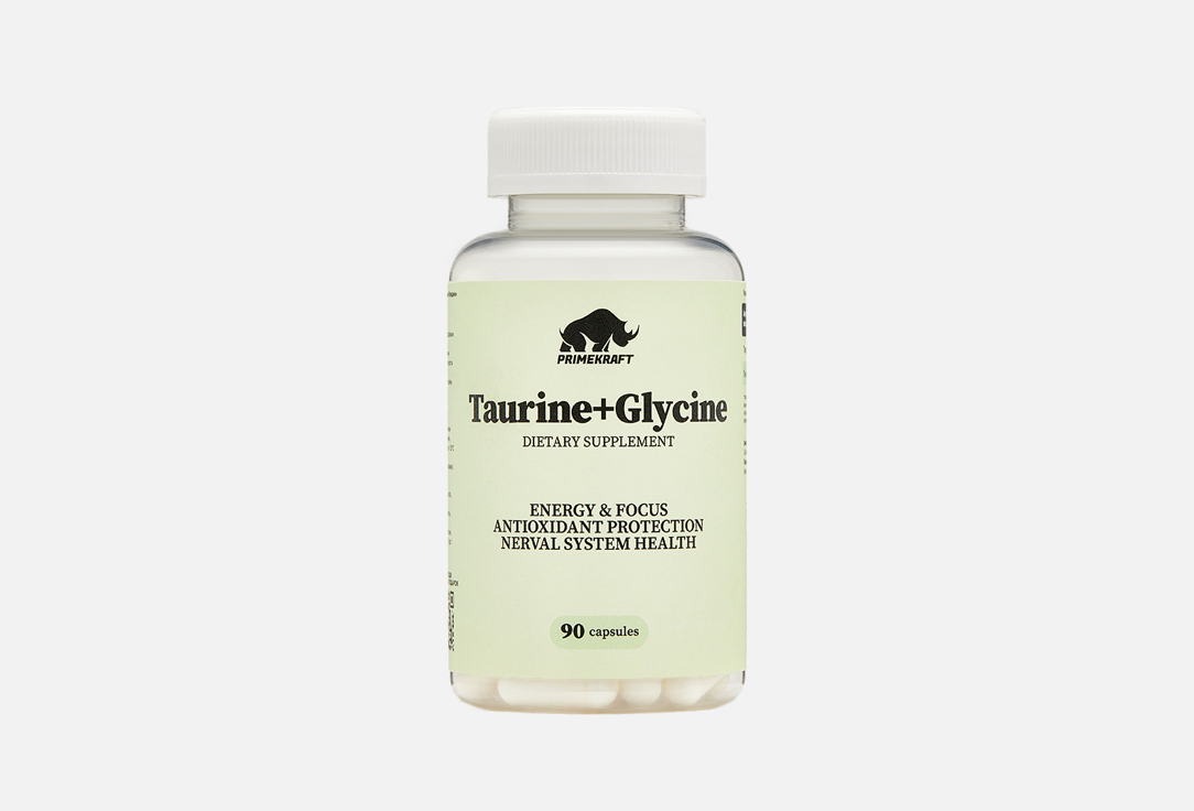 биологически активная добавка solgar taurine 500 mg 50 шт Биологически активная добавка PRIME KRAFT Taurine and Glycine 90 шт