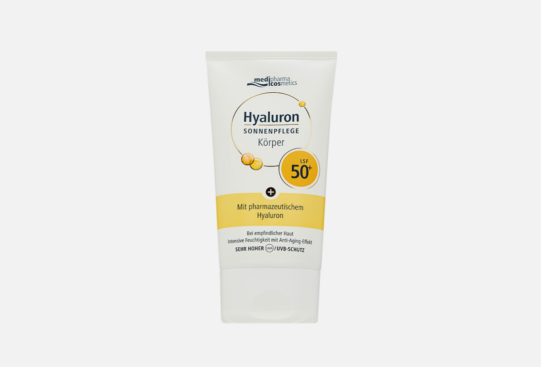 Солнцезащитный крем для тела SPF 50 Medipharma Cosmetics Hyaluron 