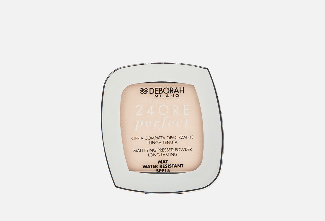 DEBORAH MILANO Пудра для лица матирующая стойкая 24ORE PERFECT COMPACT POWDER