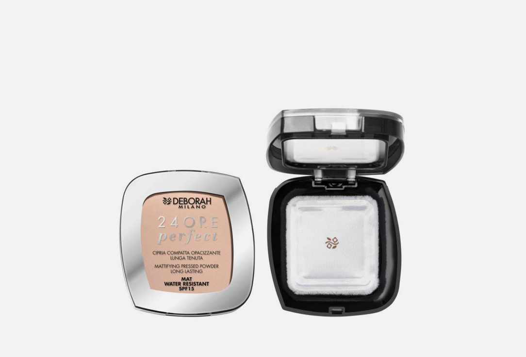 Пудра для лица матирующая стойкая DEBORAH MILANO 24ORE PERFECT COMPACT POWDER 2