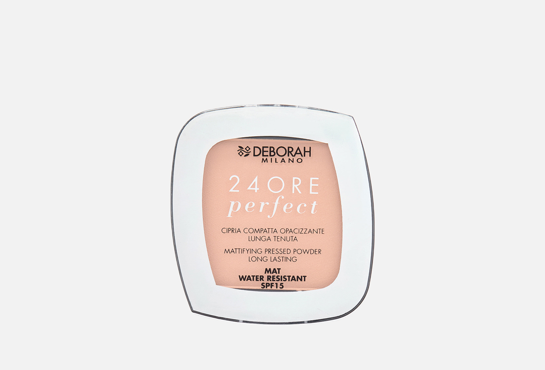 Изображение товара Пудра для лица матирующая DEBORAH MILANO 24ORE PERFECT COMPACT POWDER стойкая