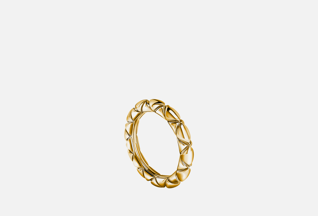 кольцо серебряное goldengal бублик мини 1 шт Кольцо серебряное GOLDENGAL Шоколадный БУБЛИК 17 мл
