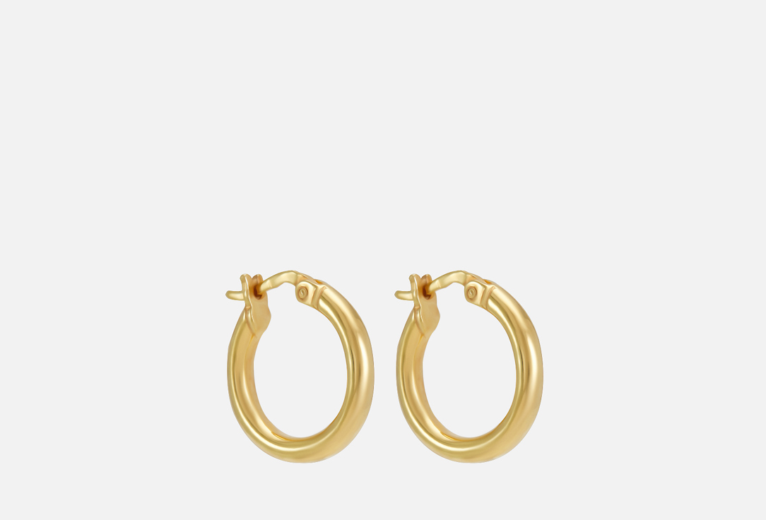 Изображение товара Серебряные серьги Бублик Goldengal из серебра 925 пробы с позолотой