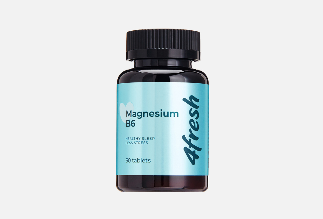 Магний B6 4FRESH HEALTH 1390 мг в таблетках 60 шт primekraft magnesium b6