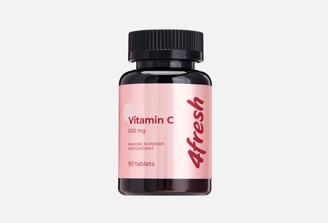 Витамин С 4FRESH HEALTH 500 мг в таблетках 90 шт solgar ester c plus vitamin c 45 capsules 500 mg