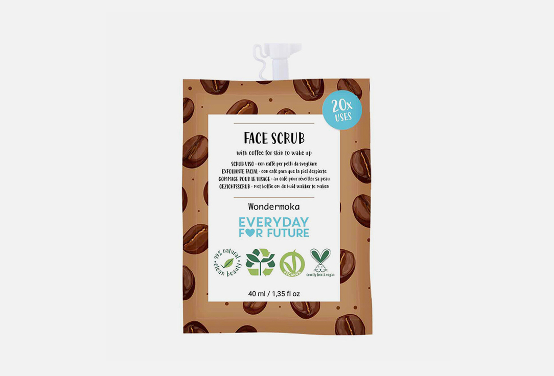 Изображение товара Скраб для лица EVERYDAY FOR FUTURE Кофе и гиалуроновая кислота
