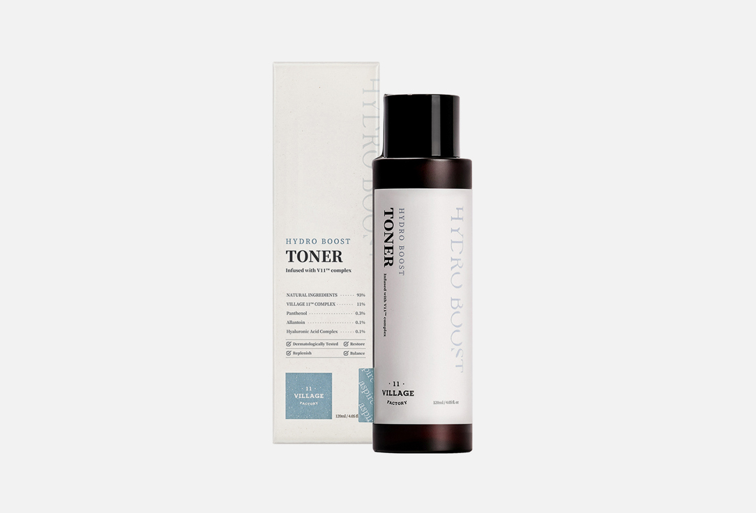 

Тонер для лица VILLAGE 11 FACTORY, HYDRO BOOST TONER 120 мл