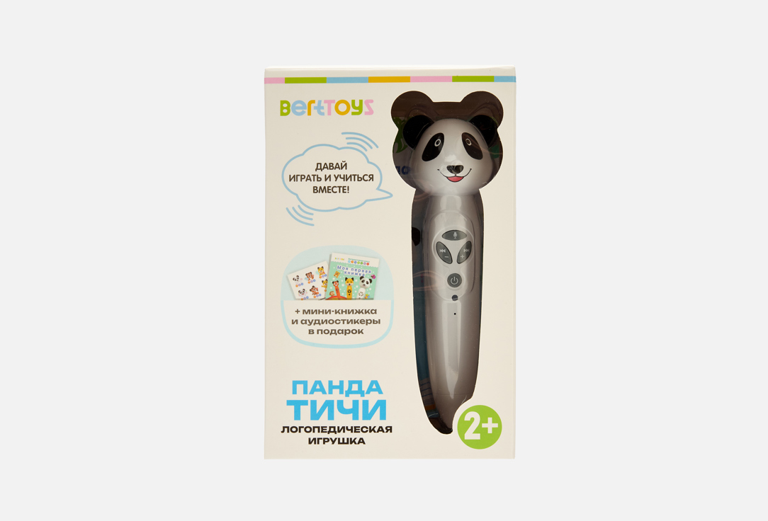 Изображение товара Развивающая логопедическая игрушка BertToys Панда Тичи