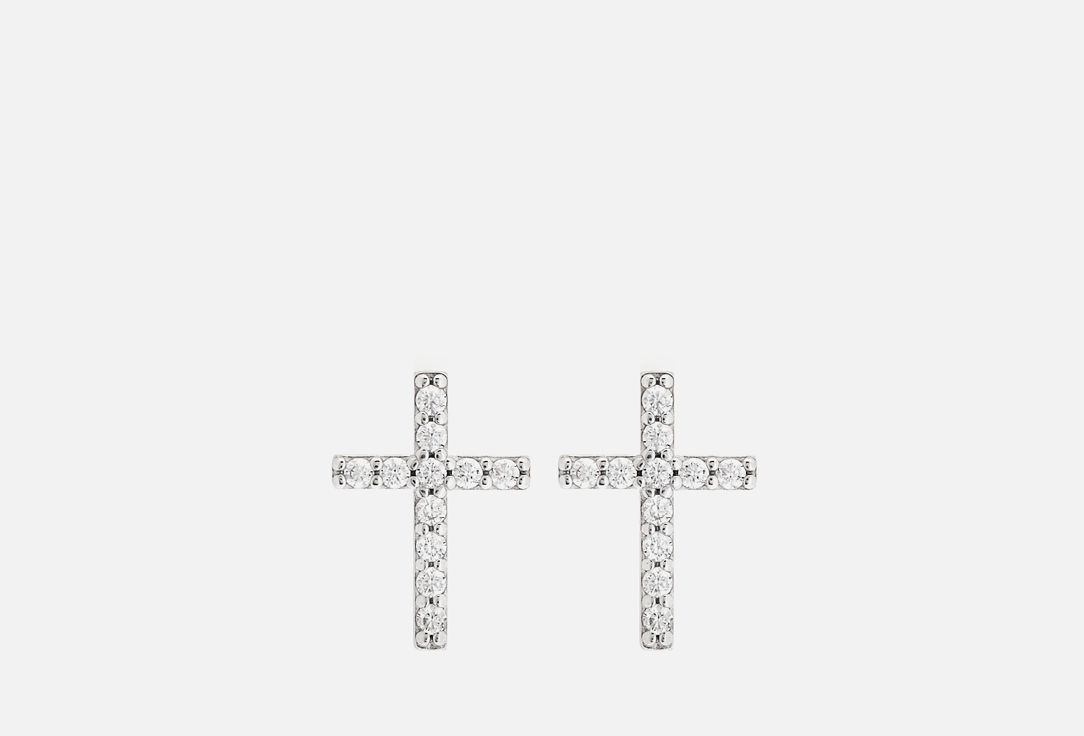 Серьги серебряные TOSYA Кресты 2 шт серьги кресты
