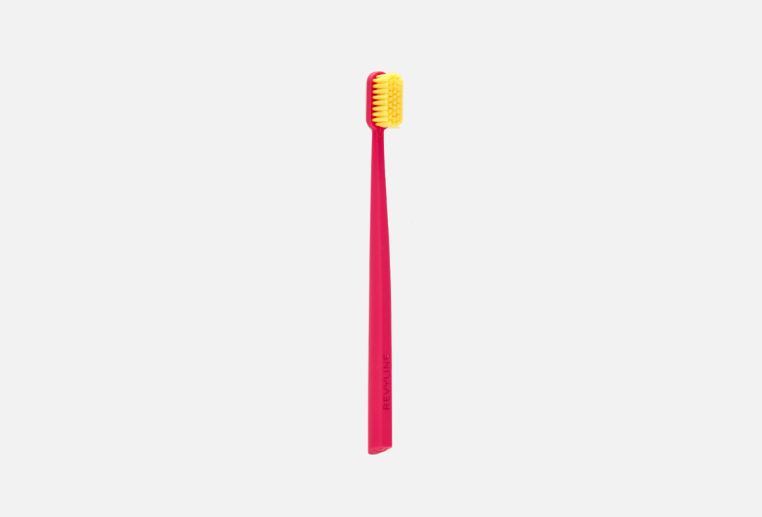 Зубная щетка Revyline SM6000, розовая с желтой щетиной 