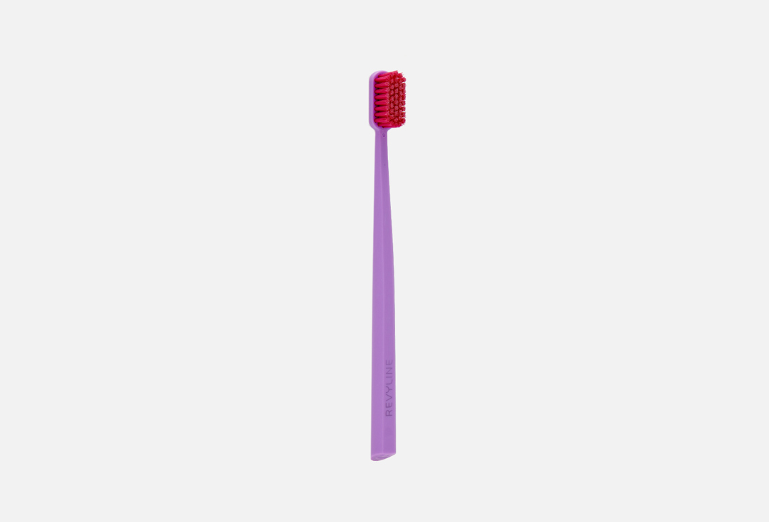цена Зубная щетка REVYLINE SM6000, фиолетовая с фиолетовой щетиной 1 шт