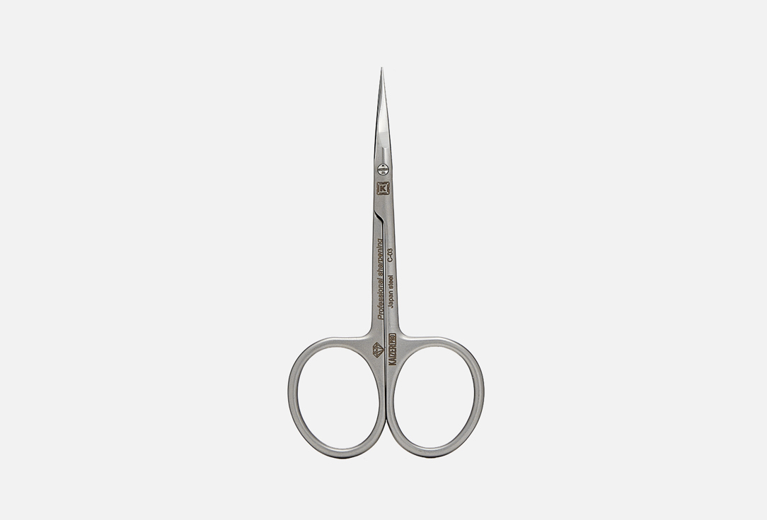 

Ножницы маникюрные для кутикулы KAIZER PROFESSIONAL, Серебряный, Manicure scissors for cuticles 1 шт