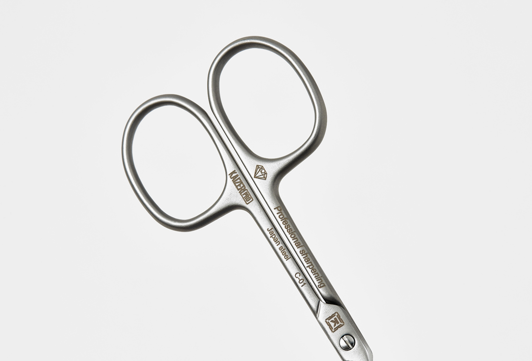 Ножницы маникюрные для кутикулы Kaizer Professional Manicure scissors for the cuticle сатин хром