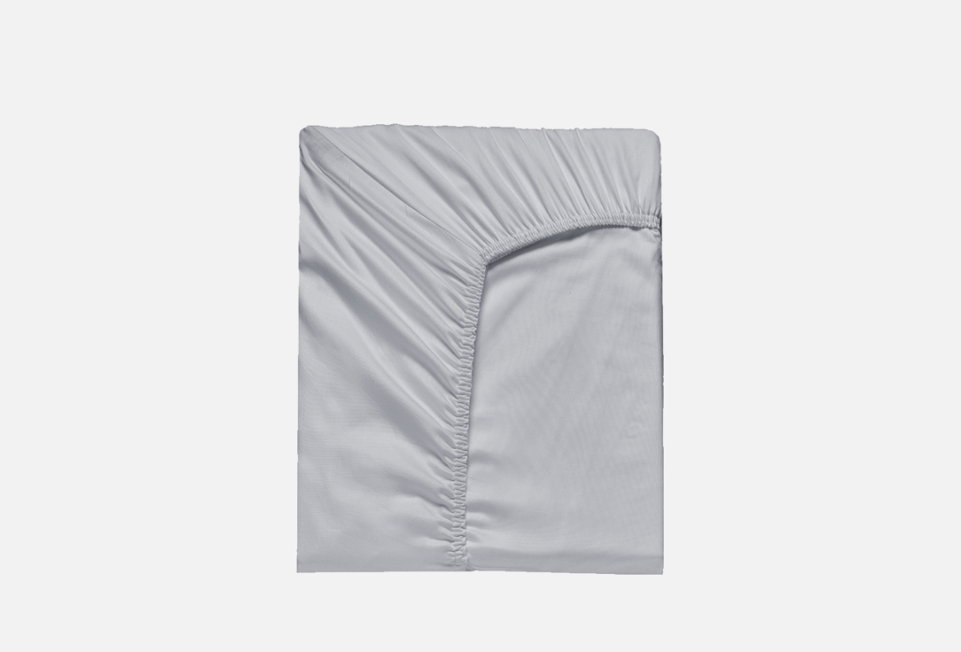 Изображение товара Простыня на резинке MORФEUS Drama Queen, серая, полутораспальная