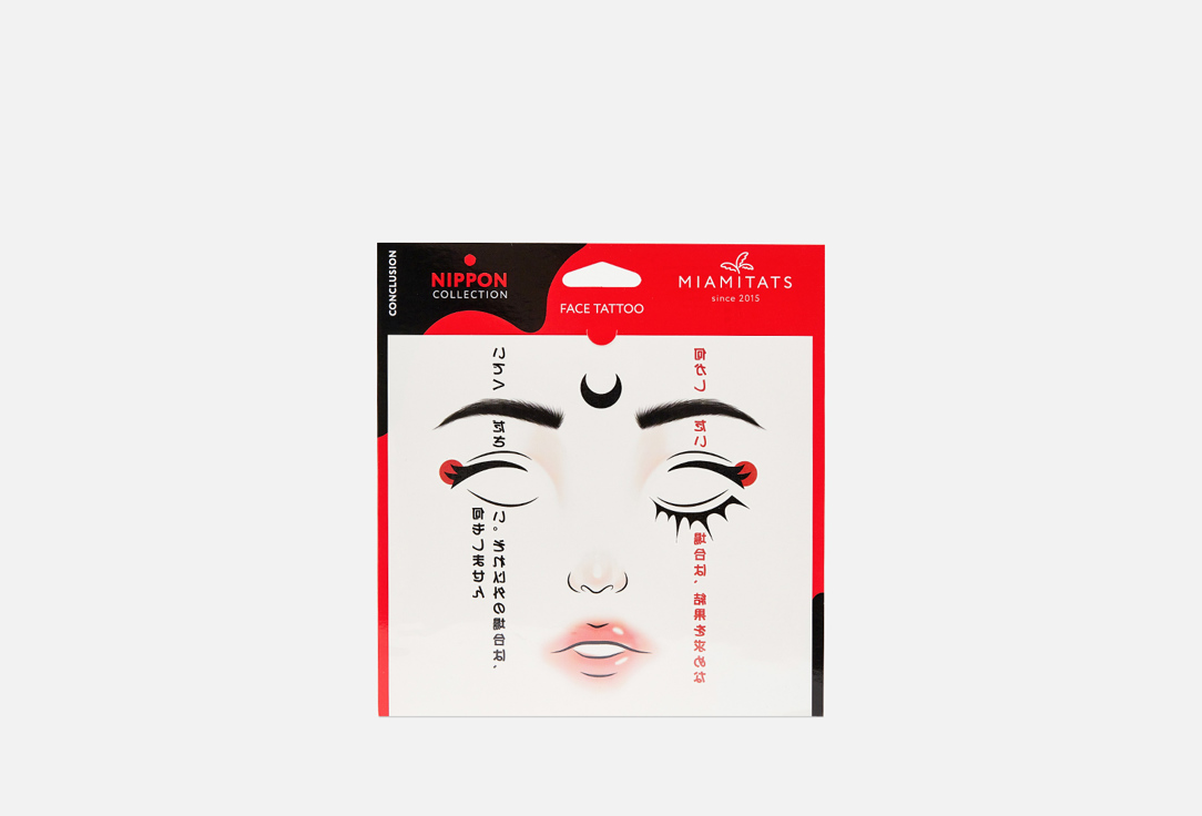 Набор переводных мейкап тату MIAMITATS FACE TATTOOS Nippon Conclusion 1 шт