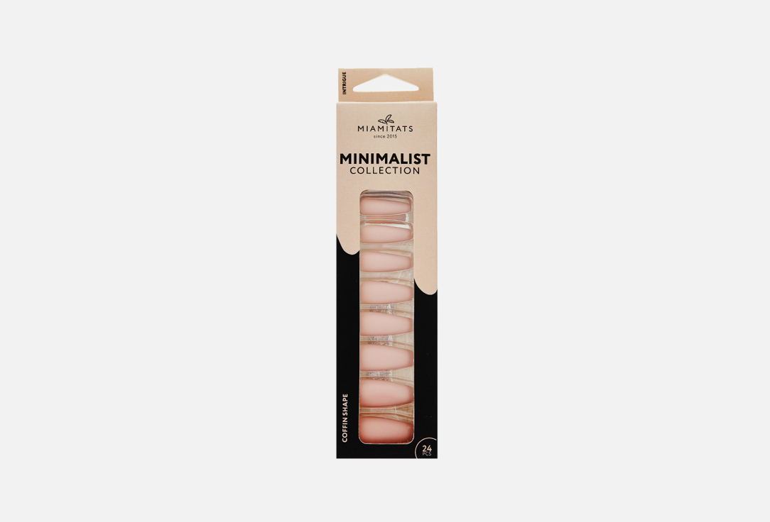 2021 minimalist men Набор накладных ногтей с клеевыми стикерами MIAMITATS MINIMALIST Intrigue 1 шт