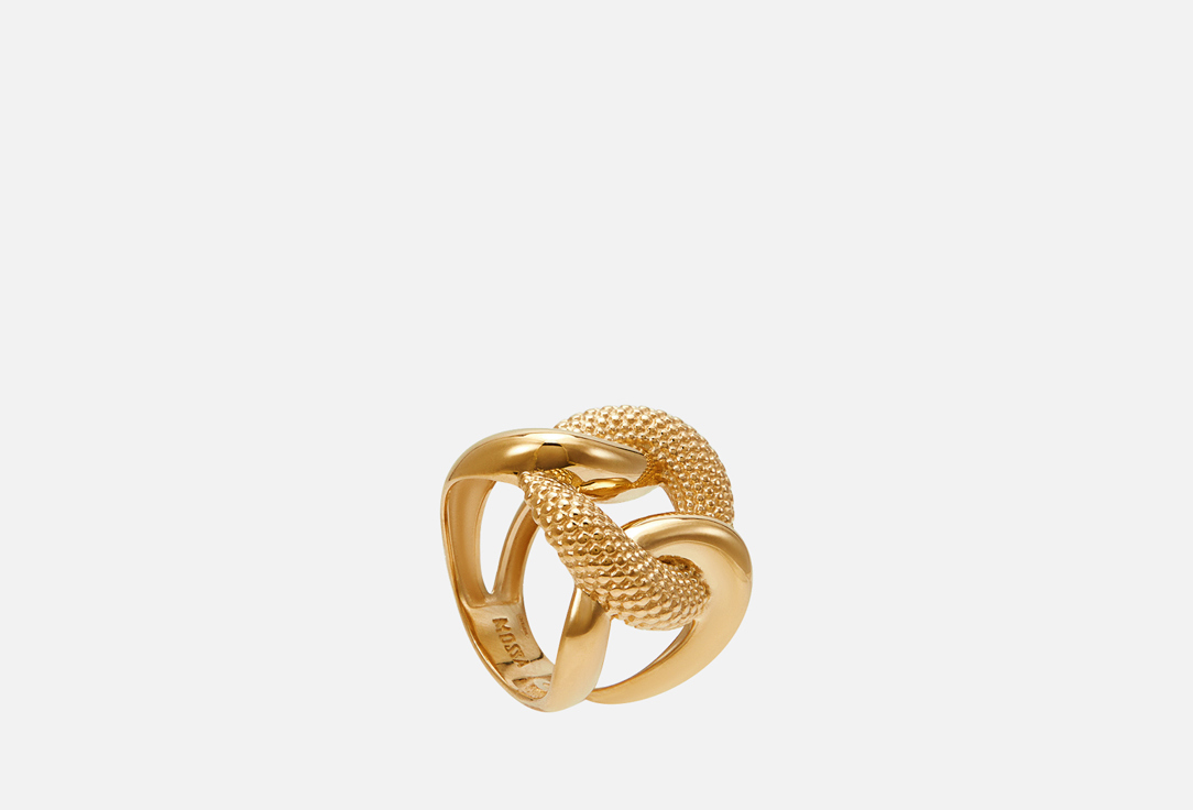 Кольцо серебряное MOSSA Kink Ring gold 18,5 мл кольцо серебряное mossa kink ring 18 шт