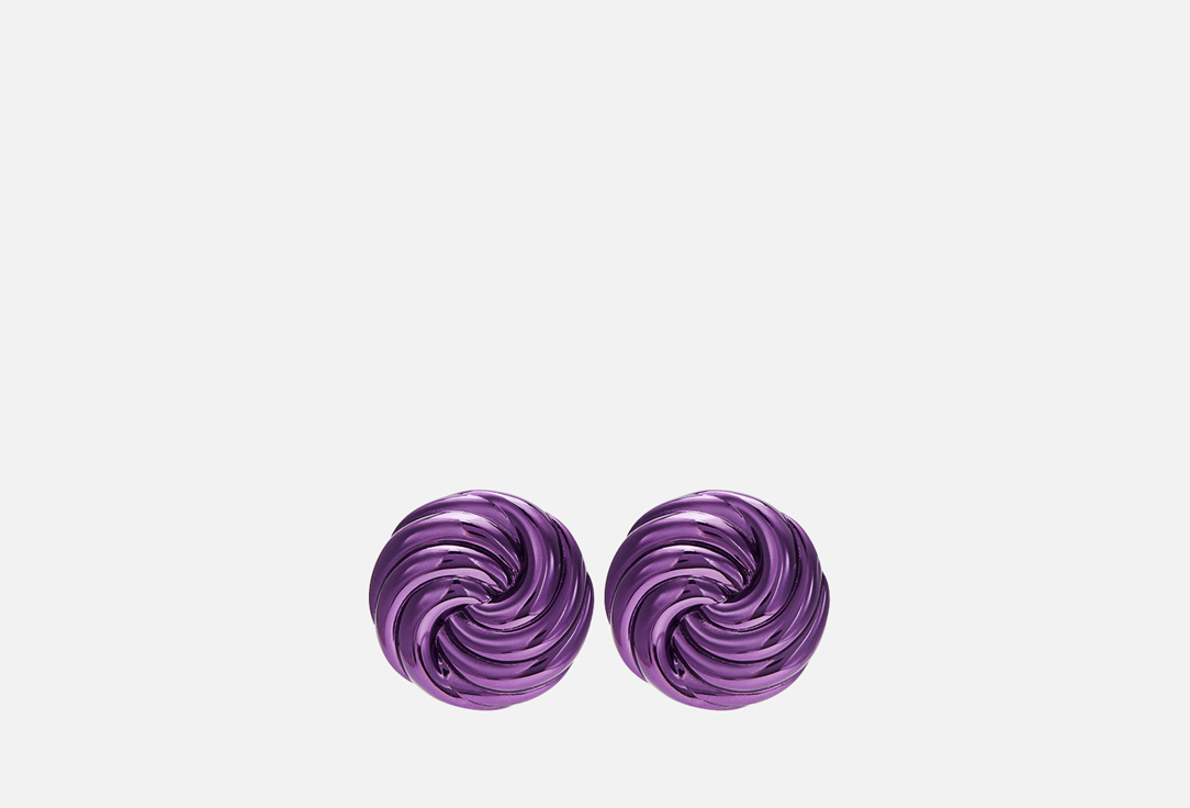 Серьги серебряные MOSSA Muse violet 