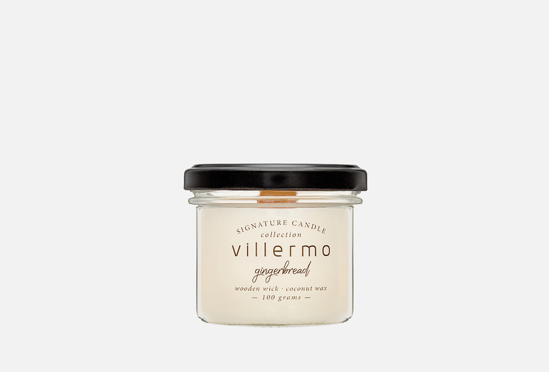 

Ароматическая свеча VILLERMO, Белый, ИМБИРНЫЙ ПРЯНИК 100 мл