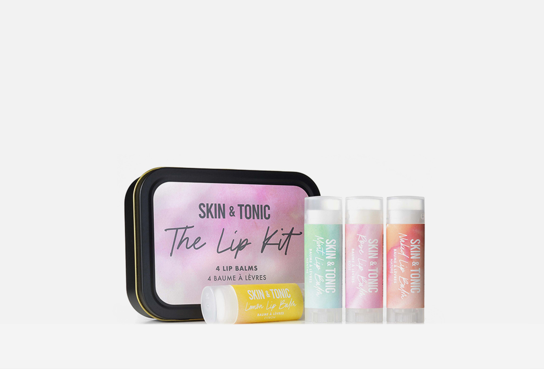 Набор бальзамов для губ Skin and Tonic The lip kit 