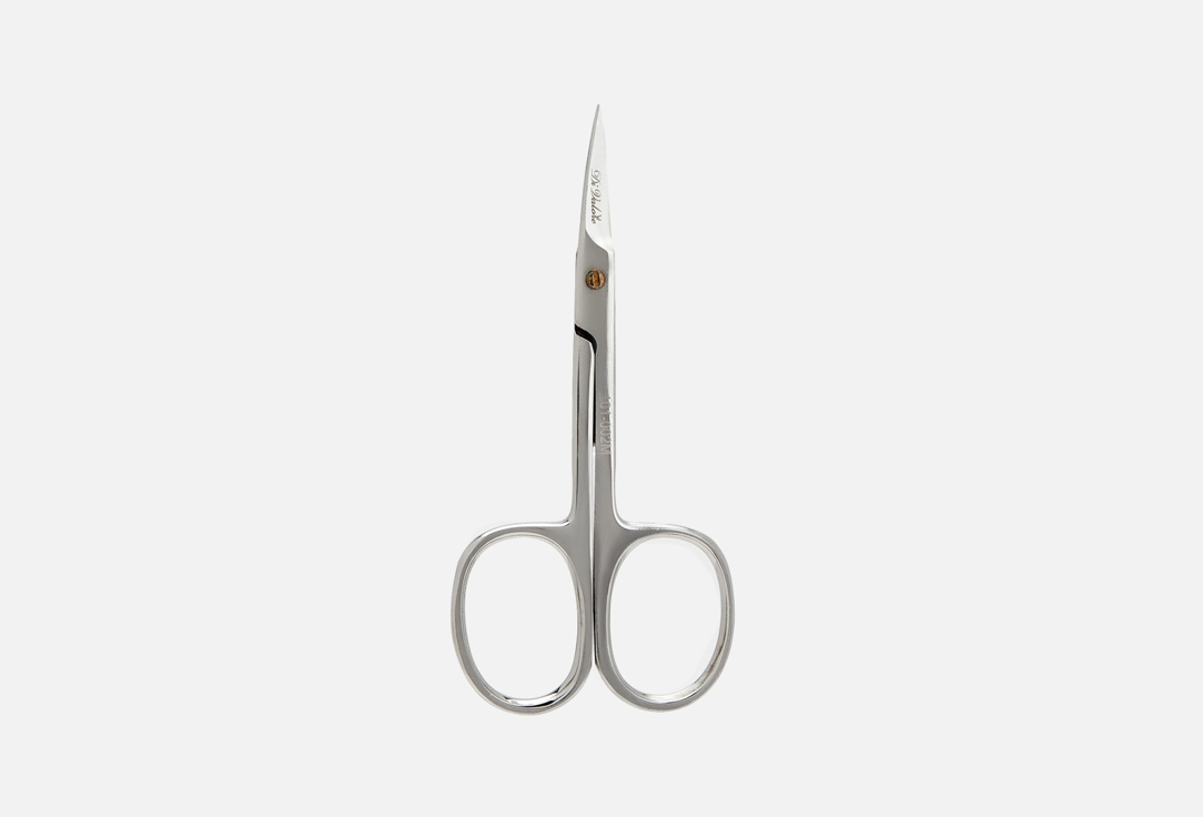 Ножницы маникюрные универсальные для ногтей и кутикулы Di Valore Universal manicure scissors / for nails and cuticles/ shiny/ length / curved blades 