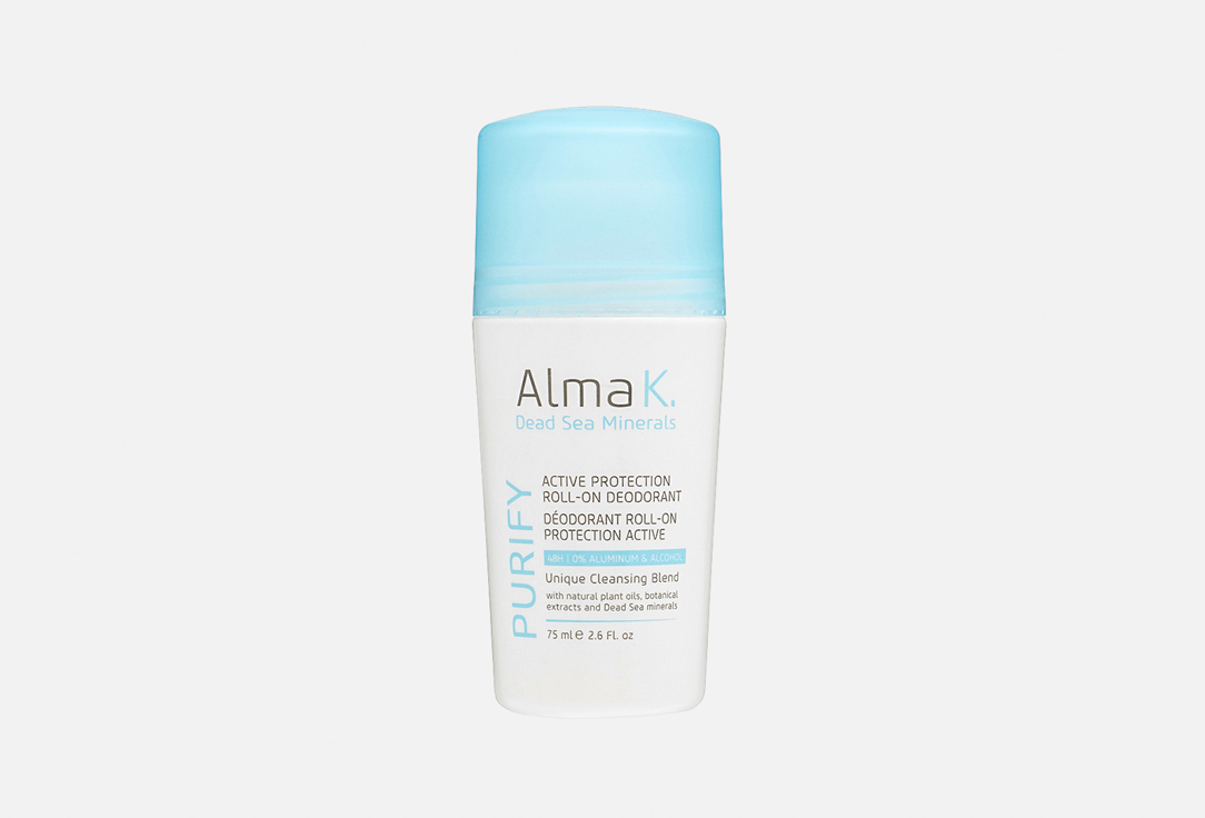 

Роликовый дезодорант для тела ALMA K., Purify active protection 75 мл